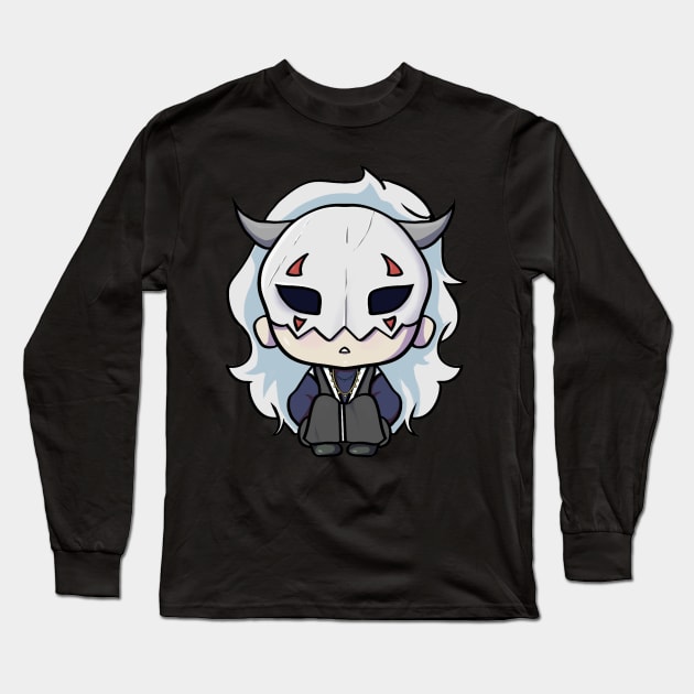 Akatsuki no yona Shinah Chibi Fan Art Long Sleeve T-Shirt by Doddle Art